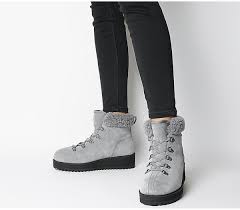 Shop women's ugg classic tall boots. Ugg Birch Lace Up Shearling Boots Geyser Ankle Boots