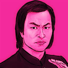 Bad Sensei Character Sticker Weatherproof Matte