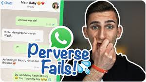 Der empfänger kann sich mit der neuen funktion das bild einmal anschauen, dann verschwindet es. Perverse Whatsapp Chat Fails Teil 1 Youtube