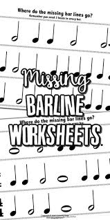 This printable music paper (also known as manuscript paper or music staff paper) is available with various number of staves per page, in both page orientations, and in four paper sizes (legal, letter, ledger, and a4). Barline Worksheets For Reviewing Beginning Time Signatures Colourful Keys Music Curriculum Teaching Music Elementary Music Education