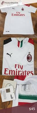 Puma Ac Milan Away Jersey In 2020 Puma Shirts Clothes Design Milan