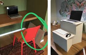 This diy standing desk is made from 2x12s and plumbers pipe. Cardboard Standing Desk Diy Open Sourced Design Openstanding