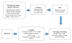 production flow chart of viet nam dried peel pineapple