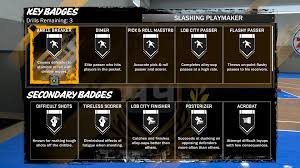 We now have the official nba 2k17 badges guide including the personality and signature skills badges into one list thanks to our friends at nba2klab. Nba 2k18 Myplayer Training Guide