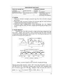 Sedangkan rangkaian penyearah gelombang penuh yang menggunakan center tap design digunakan pada sumber arus bolak balik ac yang memiliki center tap ct contohnya pada transformator ct. Contoh Soal Dan Jawaban Dioda Sebagai Penyearah Setengah Gelombang Peranti Guru