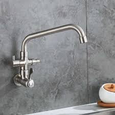 stainless steel kitchen faucet swivel