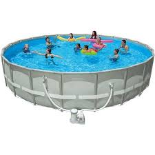 Intex 22 X 52 Ultra Frame Swimming Pool Walmart Com Above Ground Swimming Pools Swimming Pools Pool