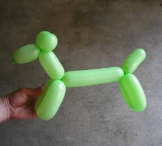 How To Make A Dog Balloon Animal Balloon Animals Balloons Weiner Dog
