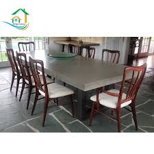 Plus, it leaves you room to add practical patio accessories, like a. Elegant Concrete Outdoor Dining Table Buy Concrete Outdoor Dining Table Modern Dining Tables Grc Table Product On Alibaba Com