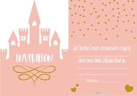 Personnalisez une carte d invitation pour un anniversaire à l occasion des 10 ans de votre fille ou garçon. Invitation De Princesse Par Tete A Modeler