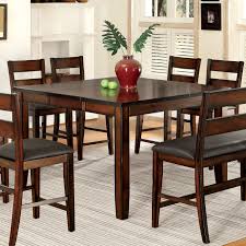 The good news is that many pieces are suitable for use throughout the house. Furniture Of America Paur Cherry 54 Inch Expandable Counter Table Overstock 9828245
