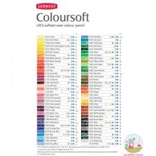 Derwent Coloursoft Colour Chart In 2019 Derwent Colored