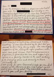 Meghan markle won her privacy lawsuit against associated newspapers, a u.k. Man Receives Touching Letter From Emergency Room Doctor In The Wake Of His Wife S Death Daily Mail Online