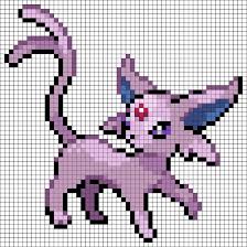 Espeon Diamond Pearl Pattern By Maddogscreations On Deviantart Dessin Petit Carreau Pixel Art Pokemon Point De Croix Pokemon