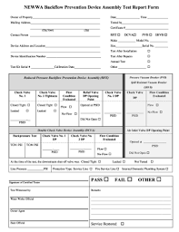 Find the generic backflow test form you require. Backflow Test Rfeport Pdf Fill Out And Sign Printable Pdf Template Signnow