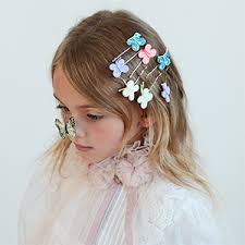 Amazon.com: Meri Meri Happy Glitter Hair Clip (Pack of 1) : Baby