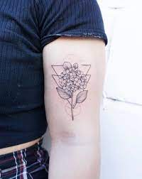 24 Best Geometric Flower Tattoo Ideas And Designs Geometric Flower Tattoo Geometric Tattoo Forearm Geometric Sleeve Tattoo