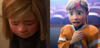 Poor Riley has been through so much at a young age, first breaking down in  front of her parents in the first movie, then having an anxiety/panic  attack at her hockey camp