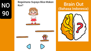 Brain Out Level 90 Bagaimana Supaya Bisa Makan Kue Terbaru 2020
