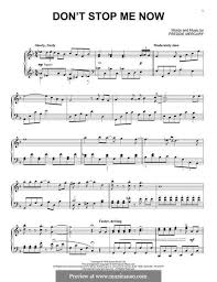 Queen Don T Stop Me Now ноты для фортепиано Don T Stop Me Now Queen V 2020 G Muzyka