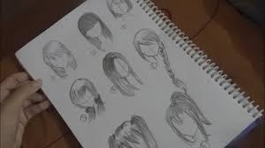 You can edit any of drawings via our online image editor before downloading. 8 Different Anime Girl Hairstyles Sketch Manga Anime Hairstyles For Beginners Youtube