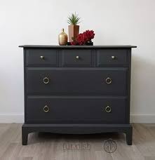 Stag Minstrel Chest Of Drawers Hand Painted In Ash By Fusion Mineral Paint The Original Handles Have Been Stag Furniture Chest Of Drawers Timeless Furniture