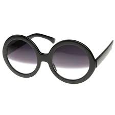 Celebrity Oversize Round Half Tint Sunglasses 8511 Tinted Sunglasses Round Frame Sunglasses Celebrity Sunglasses