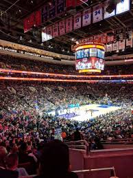 Wells Fargo Center Section 109 Row 26 Home Of