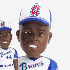 Hank Aaron Atlanta Braves Bobble Dubblz Bobblehead FOCO