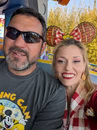 Runaway Railroad bound today for Hollywood Studios. I felt like Donna Reed  in this outfit!