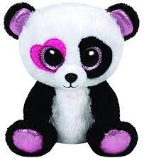 Amazon Com Ty Beanie Boos Mandy Panda Regular Toys Games Ty Beanie Boos Beanie Boos Ty Stuffed Animals