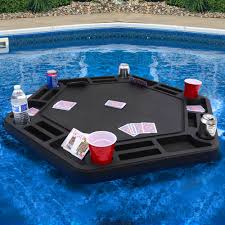Since its so easy to change you will be able to eliminate spills by simply replacing the. Floating Large Poker Table Pool Float Includes Waterproof Playing Card Polarwhale Com