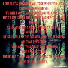 Three Wooden Crosses Randy Travis Country Lyrics Country Music Stars Country Music Lyrics