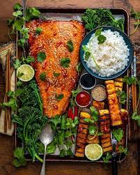 Mid-week Crush New Youtube Video Up Yall Miso Salmon With Grilled Pineapple On The Traegergrills Deliciousness For Days Miso Salmon Food Platters Healthy