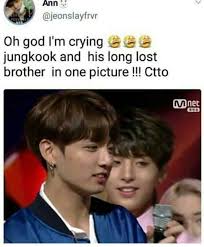 Lol Jungkook With Y From Golden Child Y Is Actually Older And The Same Age As Jimin Kpop Memes Bts Golden Child Bts Funny