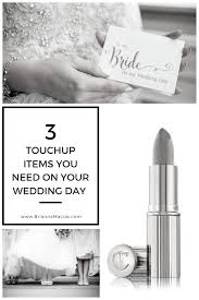 wedding day touchup items you need