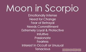 Also, the moon sign points to your characteristic as a parental figure. Zodiac Freaks Scorpio Moon Sign Moon Signs Gemini Sun Scorpio Moon