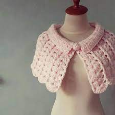 شال صوف نسائي knitted scarf knitted crochet