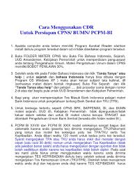 Contoh soal tes potensi dasar bank indonesia experd pengalaman 18092018. Petunjuk Cd Materi Pcpm Bi Dan Cpns