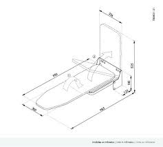 Tabla De Planchado De Pared Walk In Closet Line Chart Info