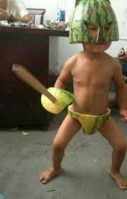 Watermelon Body Armor Funny Kids Giggle Funny