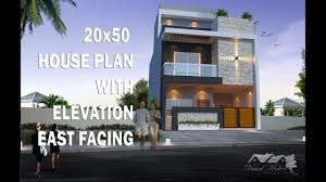 You can get best designs of houses. 20x50 House Plan With Elevation East Facing 2 Story G 1 Visual Maker Youtube