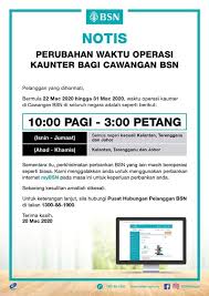 >waktu operasional penyelenggaraan sp bi. Waktu Operasi Pembiayaan Peribadi Perumahan Bsn Perak Facebook