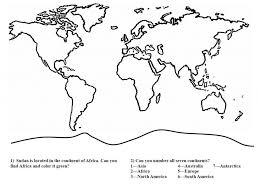 Color in the animals that live there, and feel free to add some more. 38 Free Printable Blank Continent Maps Kitty Baby Love