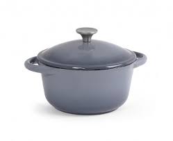 cocotte ronde en fonte remy olivier 1 8 litre grise baking essentials cooking and baking cooking