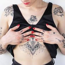 101 Best Chest Tattoos For Women 2020 Guide Chest Tattoos For Women Best Tattoos For Women Tattoos For Women