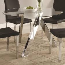 Comely Glass Top Dining Table Bases Breathtaking Rectangular Glass Top Dining Table Wi Glass Round Dining Table Glass Dining Room Table Dining Room Table Legs