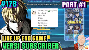 Check spelling or type a new query. Line Up End Game One Punch Man The Strongest Youtube