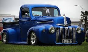 Image result for Blue 1946 Truck