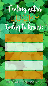 St Patrick S Day Instagram Story Template Instagram Story Template Instagram Template Instagram Story